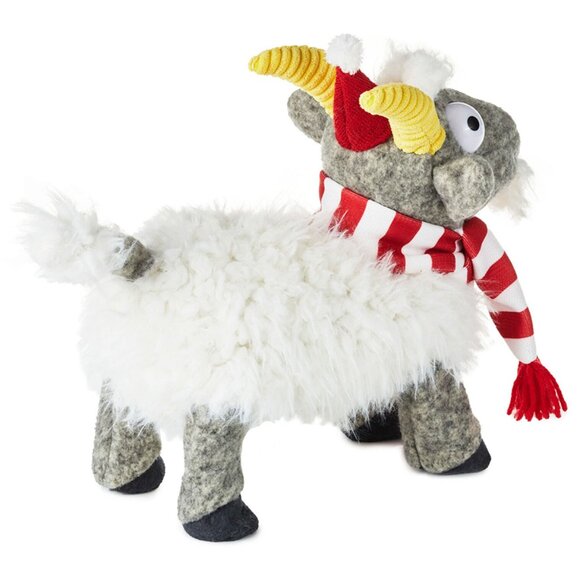 Season's Screaming’s Goat Plush With Sound and Motion Christmas Fainting Goat - Picture 3 of 17